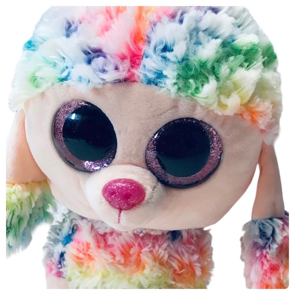 TY Beanie Boos - Rainbow Poodle - 9” Tall - Picture 5 of 11